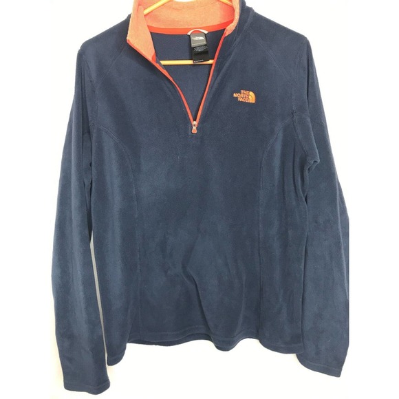 THE NORTH FACE FLEECE PULLOVER SWEATER WOMENS BLUE MEDIUM - Picture 1 of 4